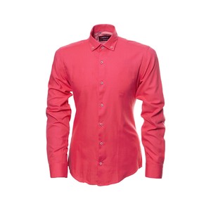 Рубашка с длинным рукавом, красный,L